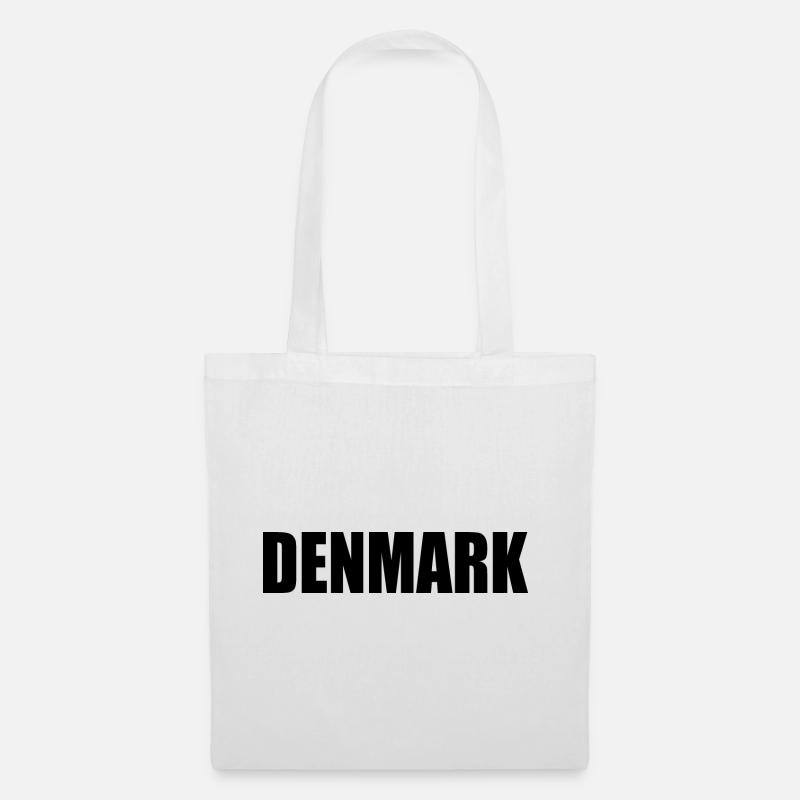 Dänemark - Stoffbeutel - Weiß