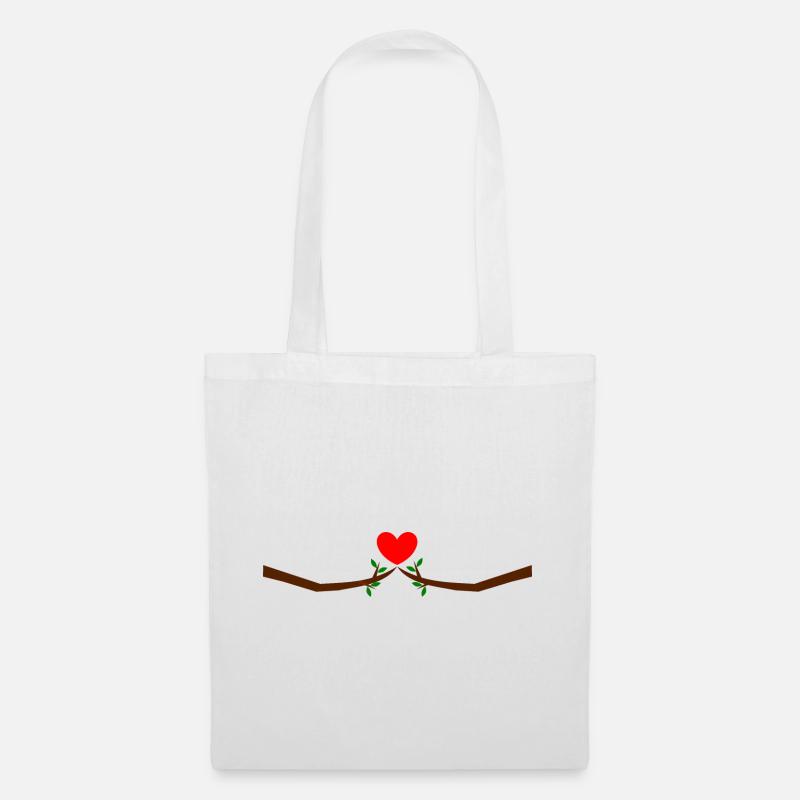 Valentinstag, Valentinstag, Valentinstag - Stoffbeutel - Weiß