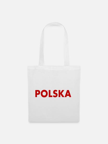 Polen - Stoffbeutel - Weiß