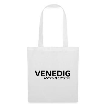 Coordonnées de Venise - Sac en tissu - blanc - Devant