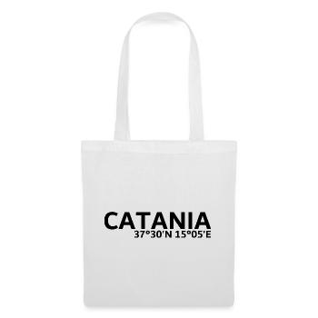 Coordonnées de Catane - Sac en tissu - blanc - Devant
