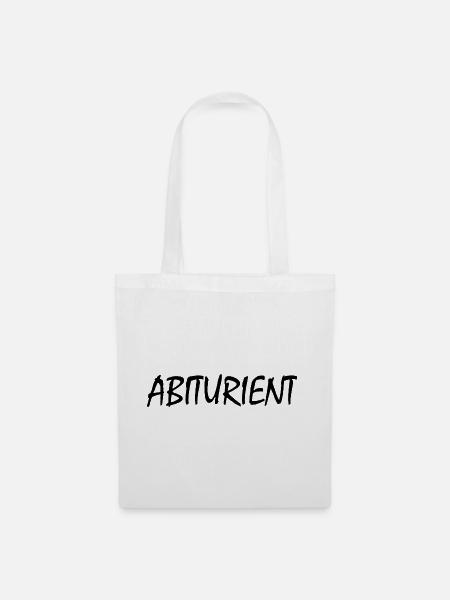 Abiturient - Stoffbeutel - Weiß