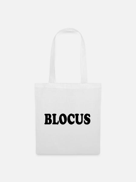 Blockade - Stoffbeutel - Weiß