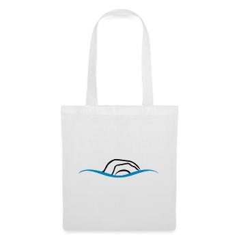 nage - Sac en tissu - blanc - Devant