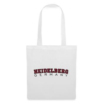 Heidelberg Germany Red/Black - Tote Bag - white - Front