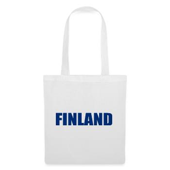 Finlande - Sac en tissu - blanc - Devant