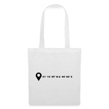 Meerbusch coordinates - Tote Bag - white - Front