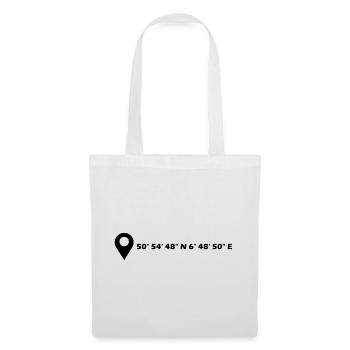 Coordonnées effrontées - Sac en tissu - blanc - Devant