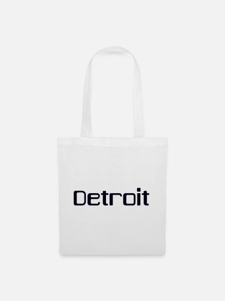 DETROIT - Stoffbeutel - Weiß