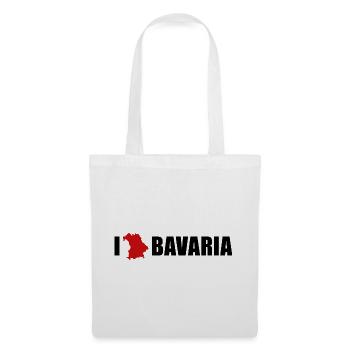 J’adore Bavaria Bayern Liebe - Sac en tissu - blanc - Devant