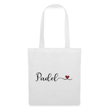 Padel Heart Design - Tote Bag - white - Front