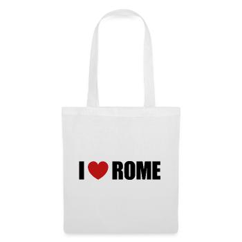 I love Rome - Stoffbeutel - Weiß - Vorne