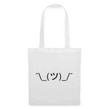 Was auch immer der japanischen Emoticon - Stoffbeutel - Weiß - Vorne
