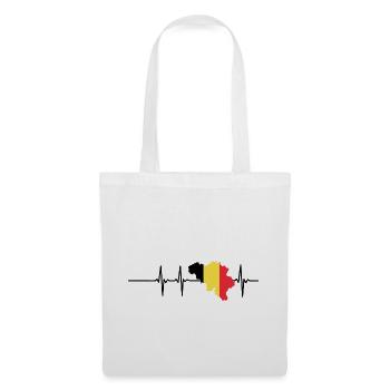 Heart Beat Belgia - Tote Bag - white - Front