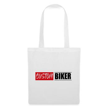 custom biker tuner bikes tuning aufkleber sticker - Stoffbeutel - Weiß - Vorne