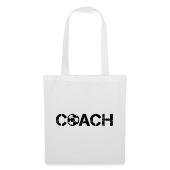 Soccer Coach Ball Icon Used Look Team - Tote Bag - white - Front