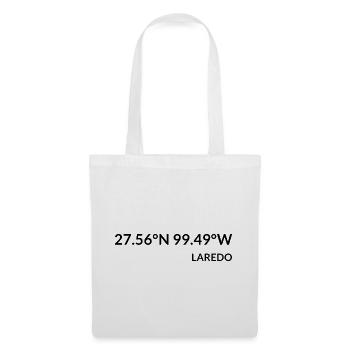 Laredo Texas USA Coordinates - Tote Bag - white - Front