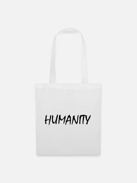 Humanity - Stoffbeutel - Weiß