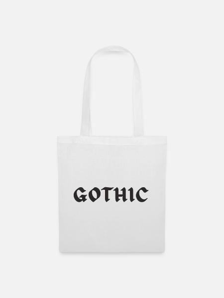 Gothic Black Edition - Stoffbeutel - Weiß