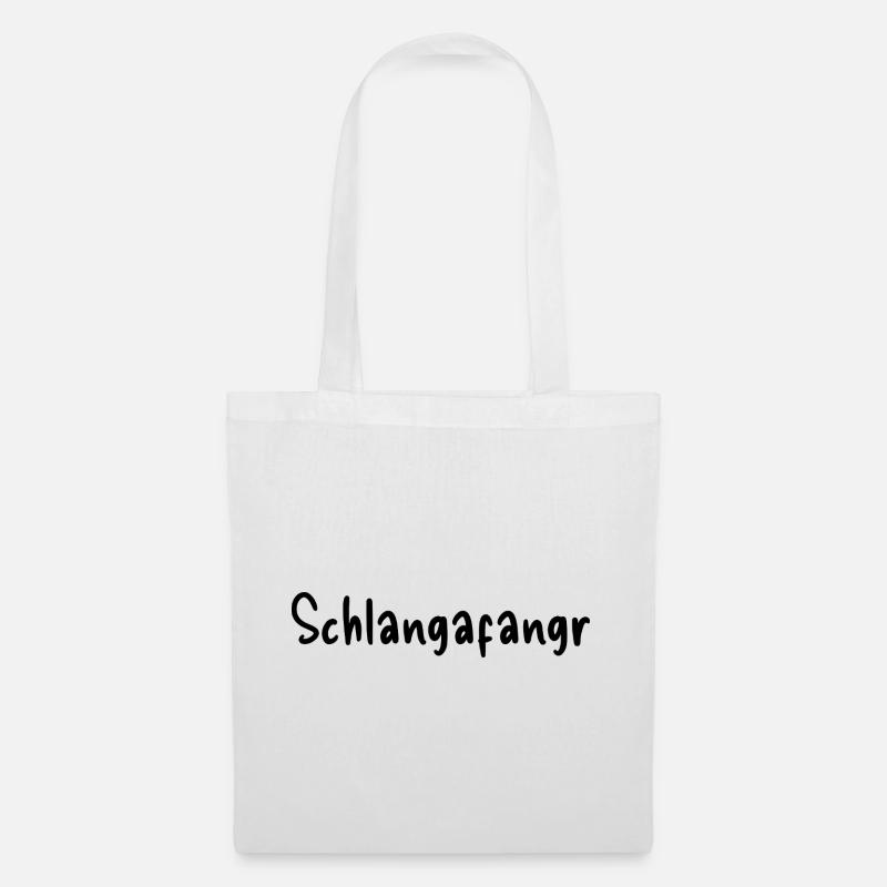 Schlangafangr - Stoffbeutel - Weiß