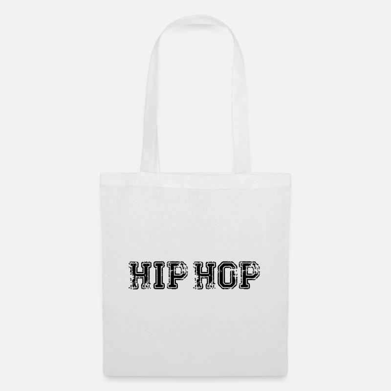 HIP HOP Rap Oldschool - Stoffbeutel - Weiß