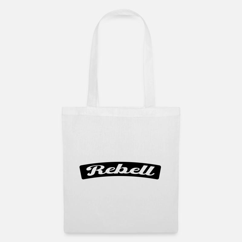 rebel - Tote Bag - white