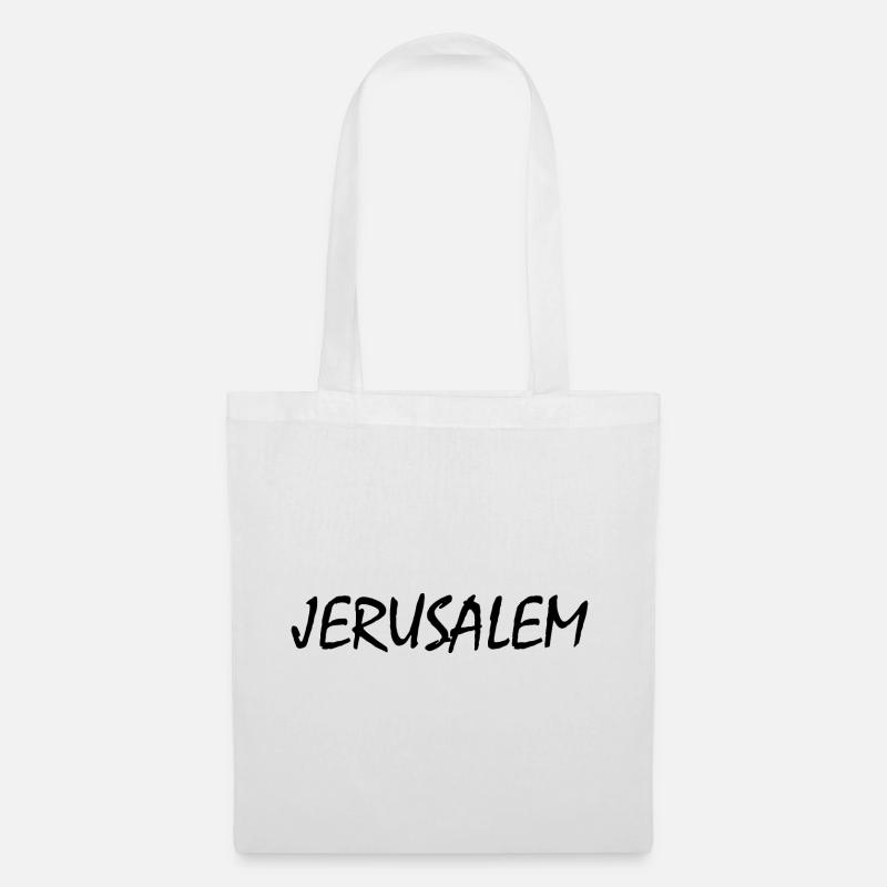 jerusalem - Stoffbeutel - Weiß