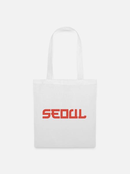 Seoul - Stoffbeutel - Weiß