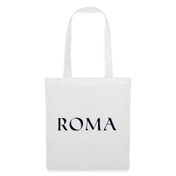 ROMA Rom Italy Italien - Stoffbeutel - Weiß - Vorne