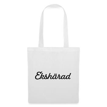 Ekshärad noir - Sac en tissu - blanc - Devant