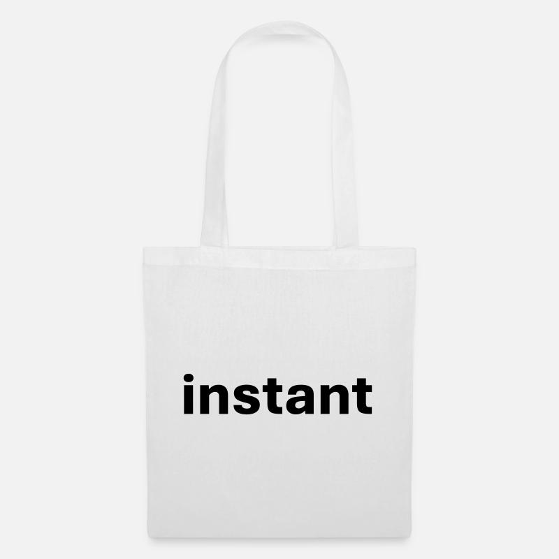 instant - Stoffbeutel - Weiß