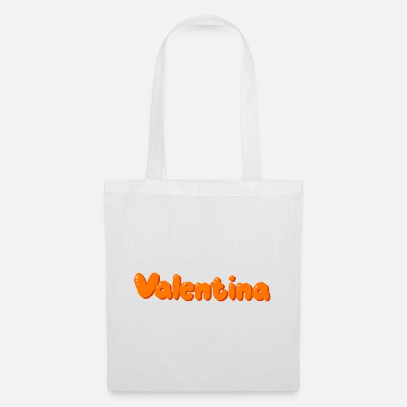 Valentina - Stoffbeutel - Weiß