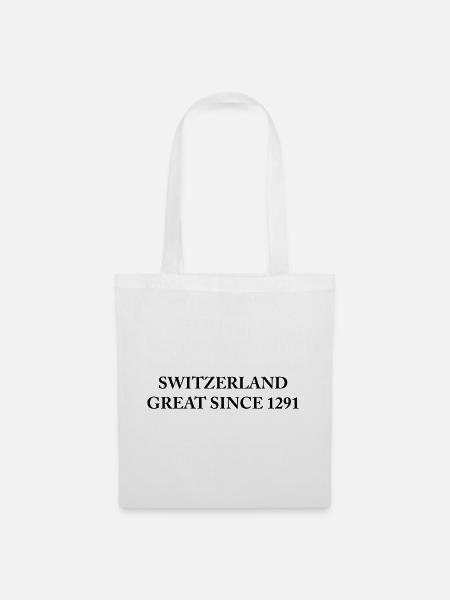 Switzerland Great since 1291 - Stoffbeutel - Weiß