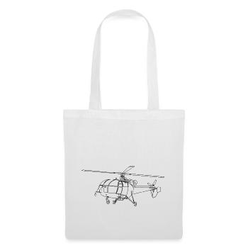 dessin - Sac en tissu - blanc - Devant