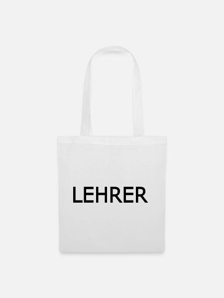 Lehrer - Stoffbeutel - Weiß