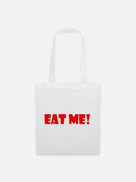 Eat me - Stoffbeutel - Weiß
