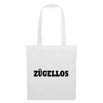 zügellos - Stoffbeutel - Weiß - Vorne