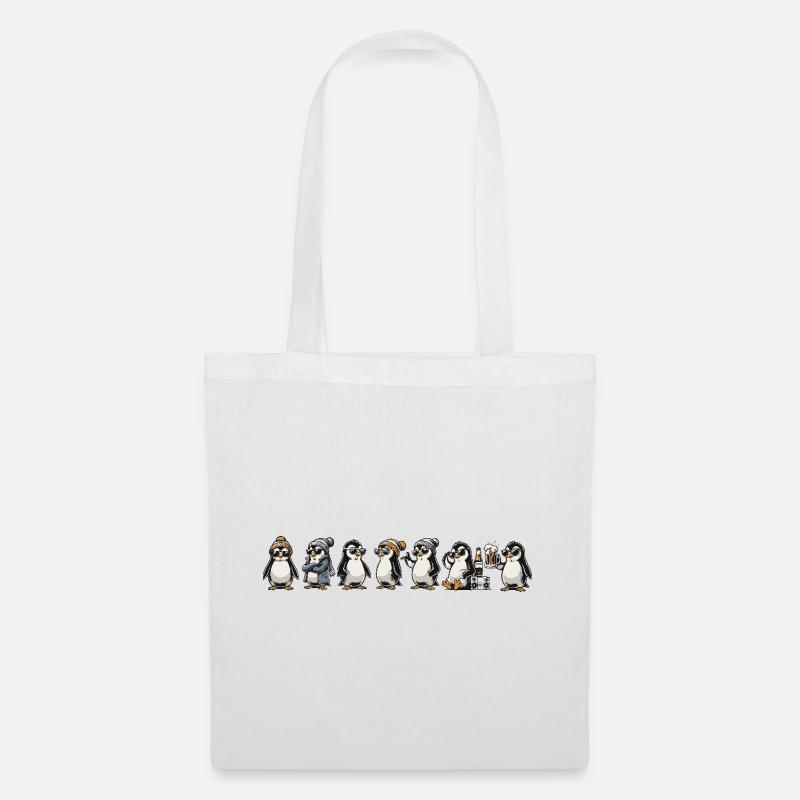 Cool Pingus - Tote Bag - white