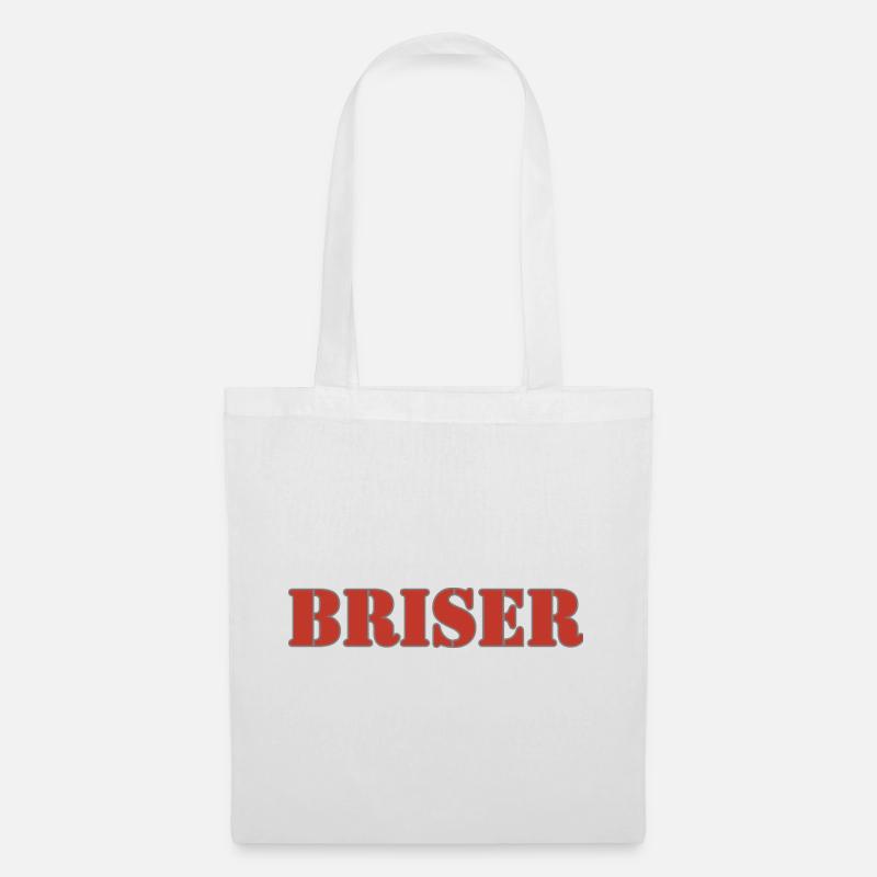 BRISER - Sac en tissu - blanc