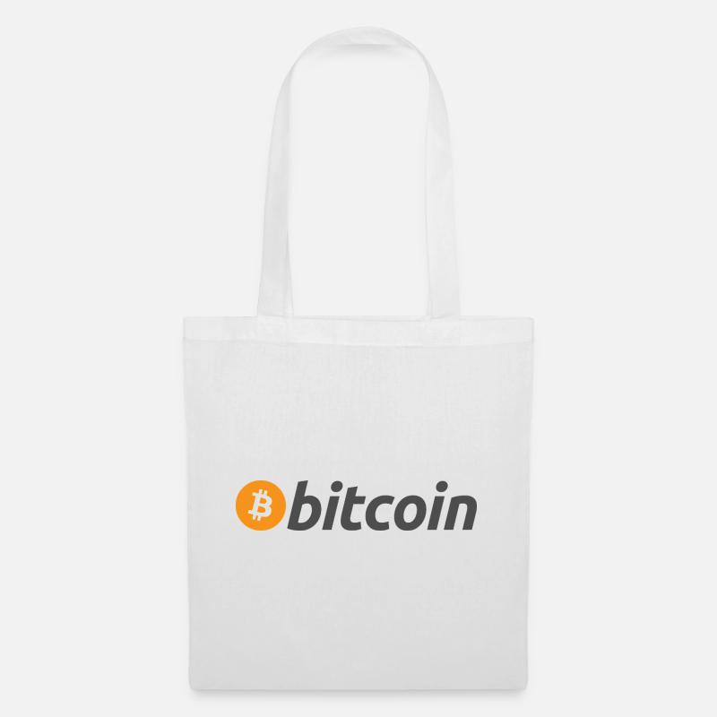 Bitcoin - Stoffbeutel - Weiß