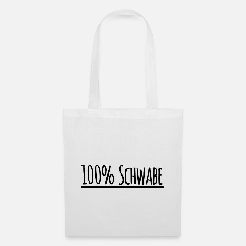 100% Schwabe - Stoffbeutel - Weiß