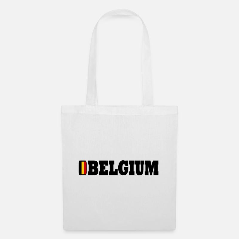 Belgien - Stoffbeutel - Weiß