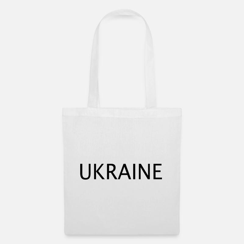 Ukraine - Stoffbeutel - Weiß