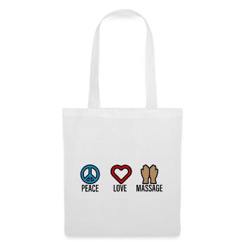 Peace Love Massage 2 - Tote Bag - white - Front