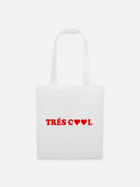 Trés cool - Stoffbeutel - Weiß
