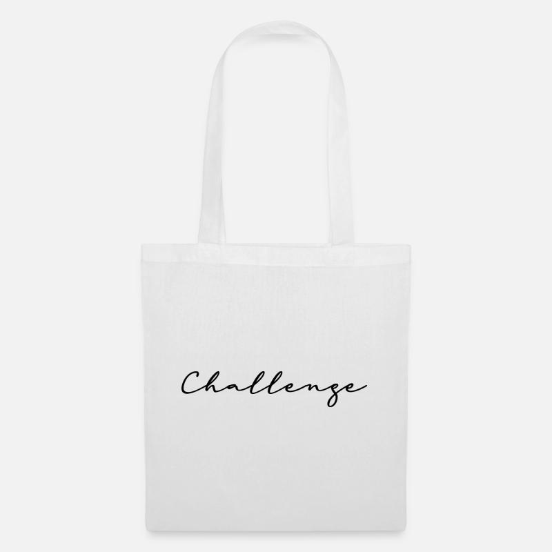 Challenge v1 - Sac en tissu - blanc