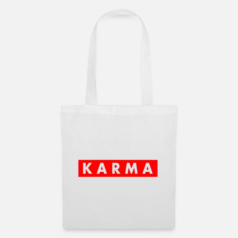 Karma - Stoffbeutel - Weiß