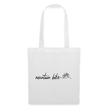 Bicycle Mountain Bike Mtb Cyclist - Tote Bag - white - Front