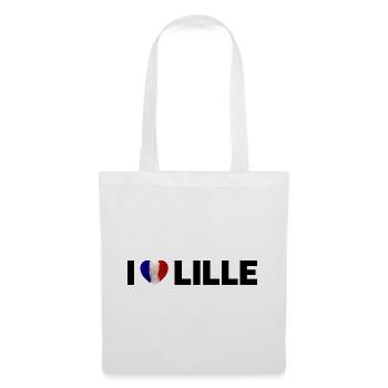 I love Lille France - Tote Bag - white - Front