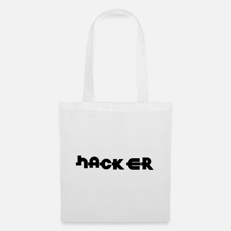Hacker - Sac en tissu - blanc